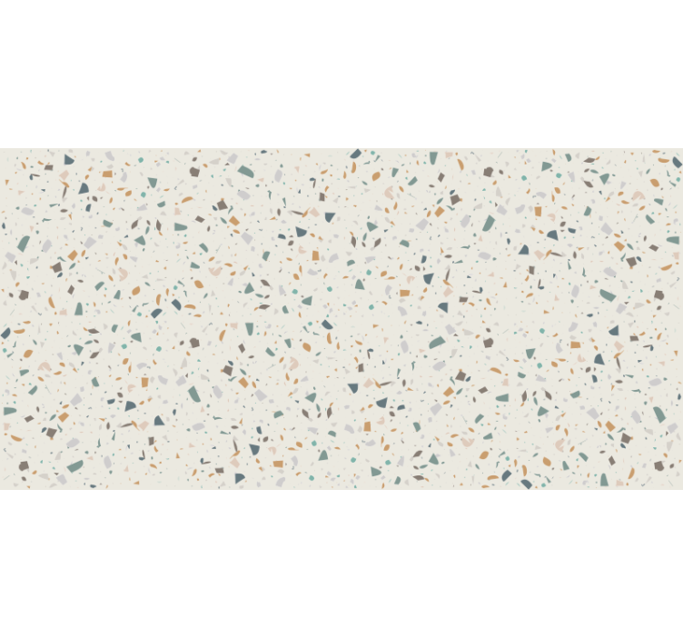 Rollo fenster beige mit beigem terrazzo-muster - TenStickers