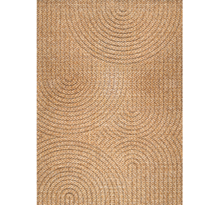 Rollo fenster beige mit bogengewebe-effekt - TenStickers