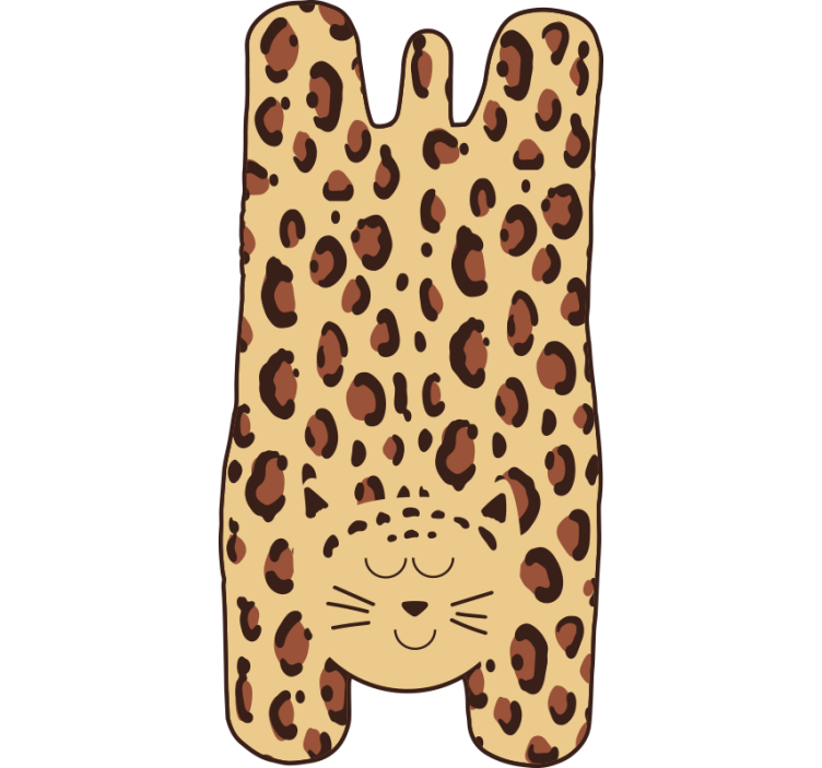 Rollo fenster beige kinder gepard - TenStickers