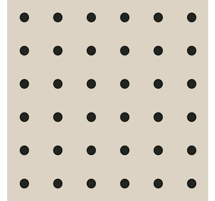 Rollo fenster beige mit beigem punktmuster - TenStickers