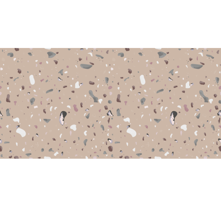 Rollo fenster beige beige terrazzo - TenStickers