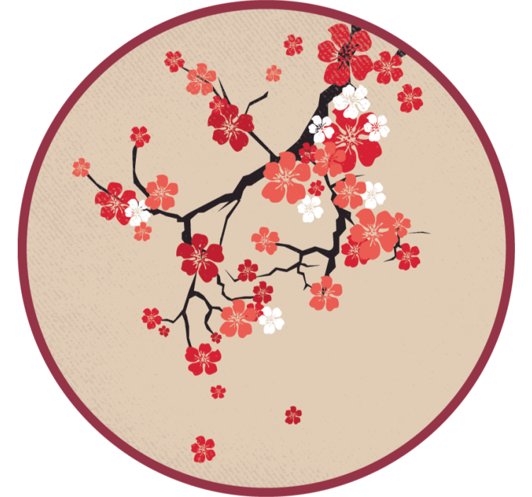 Rollo fenster beige im koreanischen naturstil - TenStickers