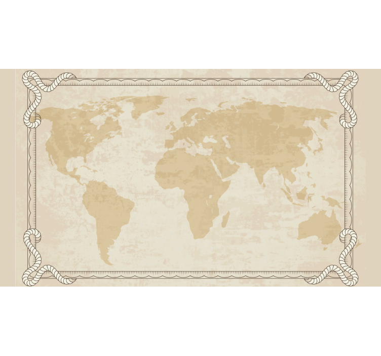 Rollo fenster beige historische karte aus den 1920er jahren - TenStickers