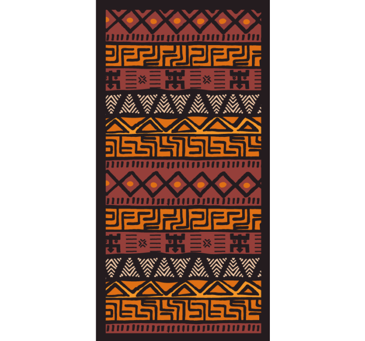 Rollo fenster schlafzimmer im afrikanischen stil - TenStickers
