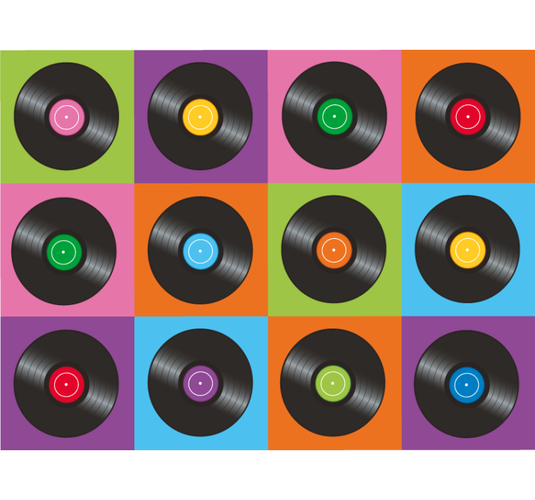 Rollo fenster schlafzimmer und vinylplatten für die küche - TenStickers