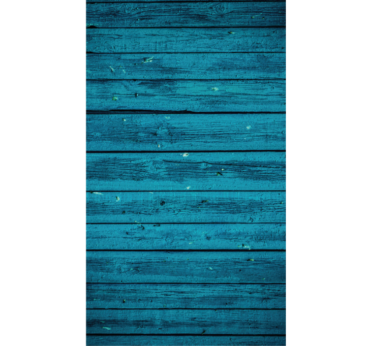 Rollo fenster schlafzimmer in blauem holz - TenStickers