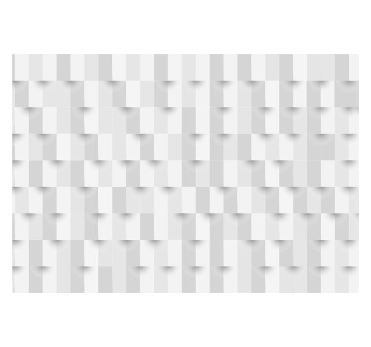 Rollo fenster weiß geometrisches puzzle - TenStickers