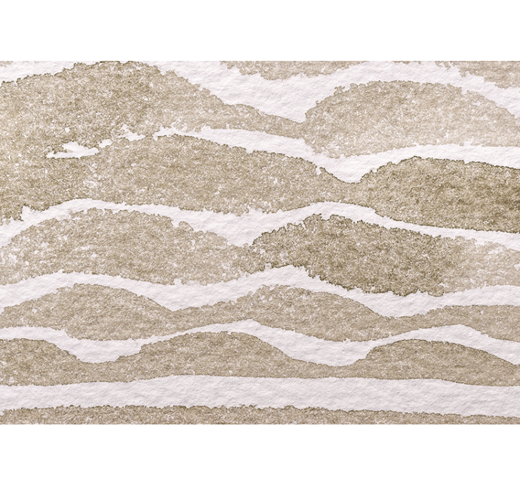 Rollo fenster beige wellenmuster in hellbraun - TenStickers