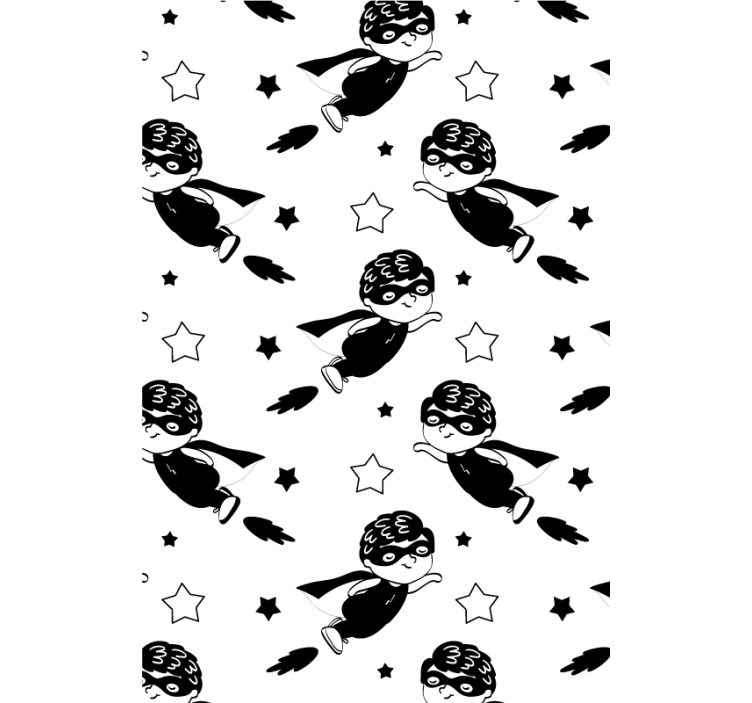 Rollo Fenster Baby superhelden-flugmuster - TenStickers