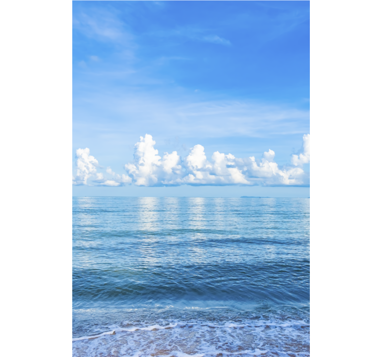 Meer mit Wolken Hell Rollo  - TenStickers