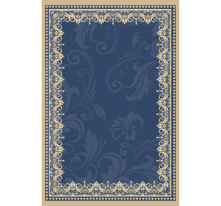 Rollo fenster elegant mit geschwungenen blattmustern - TenStickers