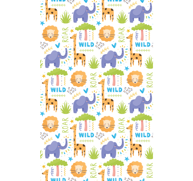 Rollo Fenster Tiere safari-tiermuster - TenStickers