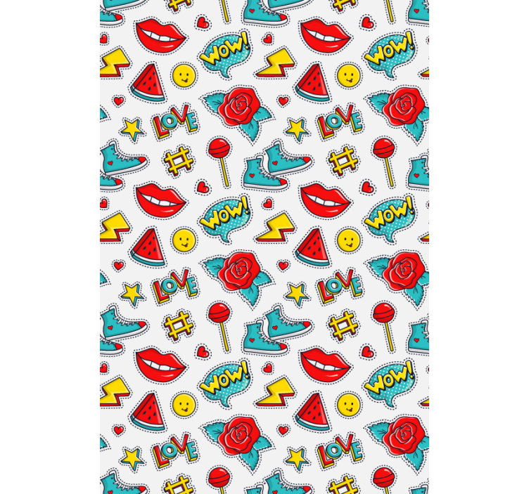 Rollo fenster spaß mit mustern der popkultur - TenStickers