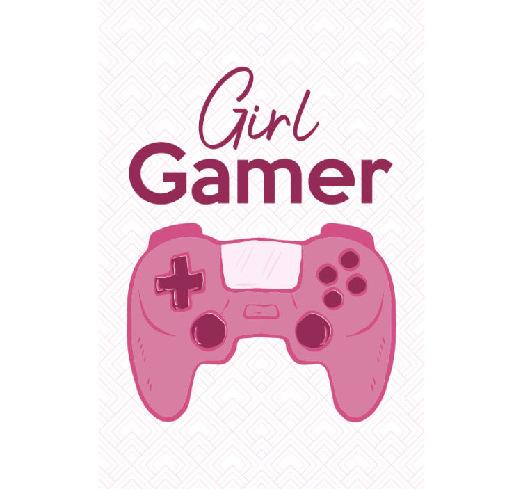 Gamer rollo mädchen-controller - TenStickers