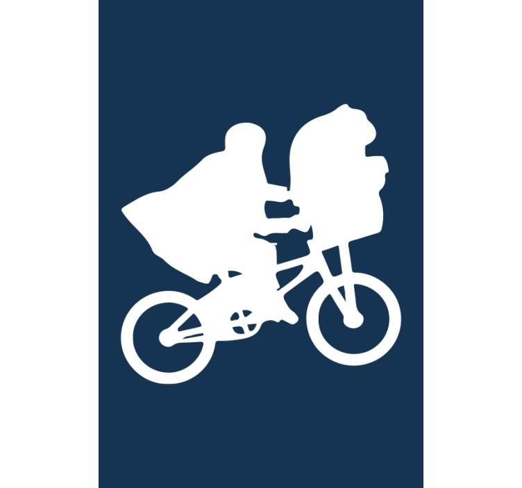 Rollo Fenster Filme fahrrad-silhouette - TenStickers