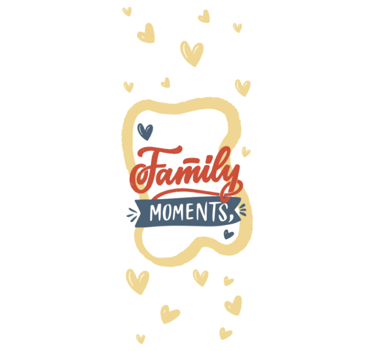 Rollo fenster spruch wertvolle momente mit familie - TenStickers