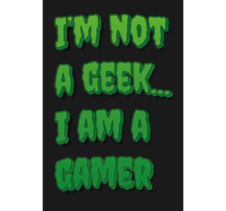 rollo Geeks Ich bin ein gamer-monster-stil - TenStickers