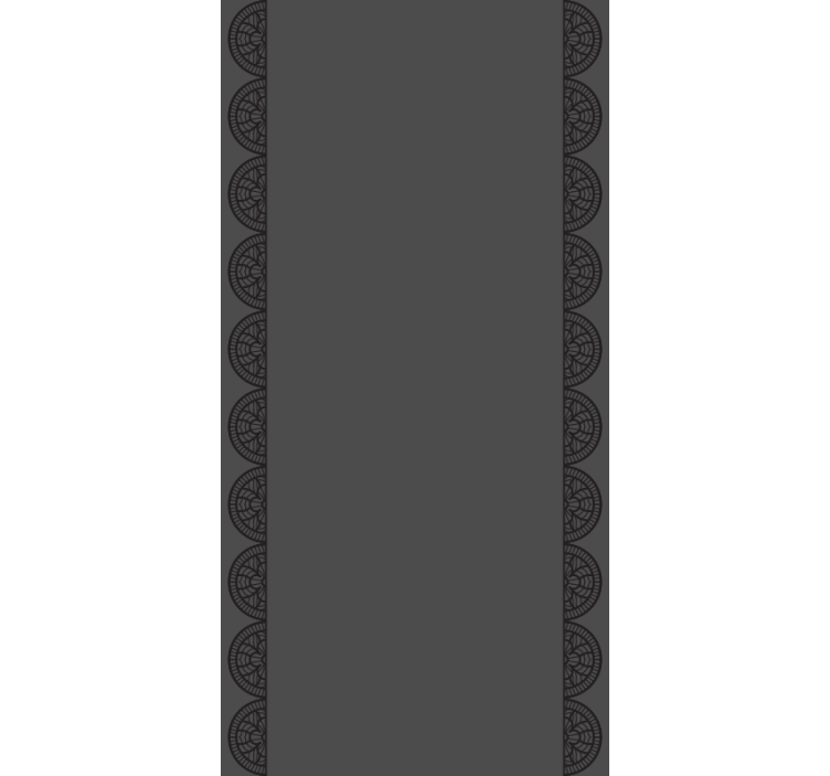 Rollo Fenster mit Muster kreisförmige geometrische Anordnung - TenStickers