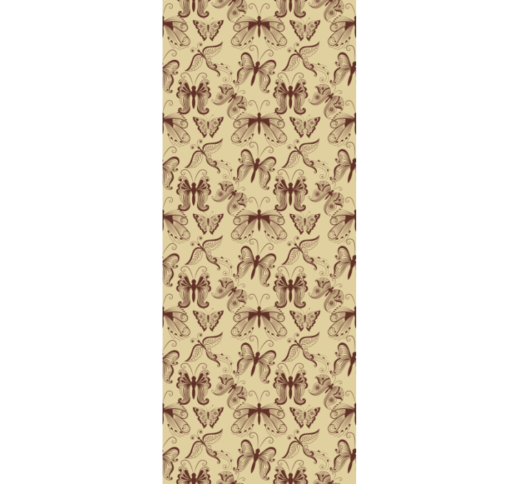 Rollo fenster schmetterlinge filigranes muster - TenStickers