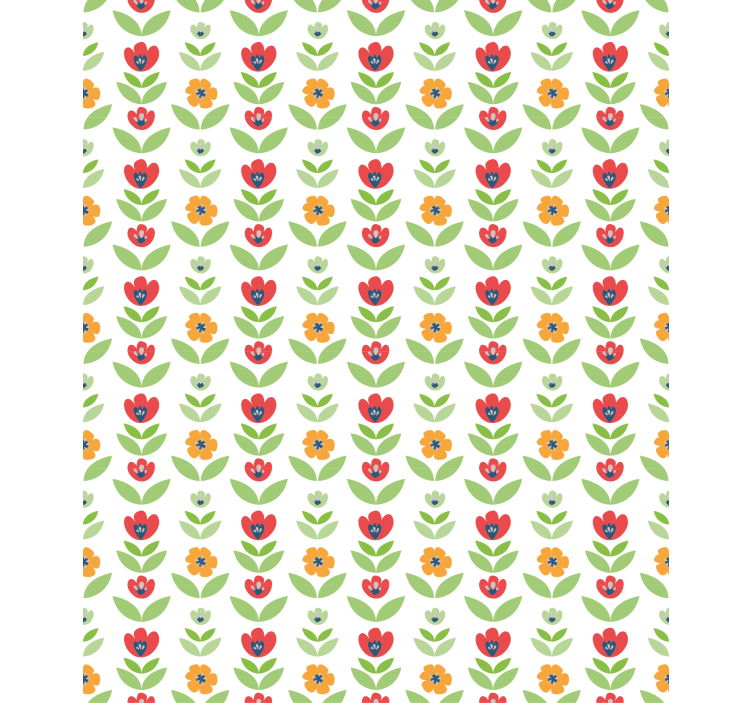 Rollo Fenster Blumen und Pflanzen bezauberndes blumenmuster - TenStickers