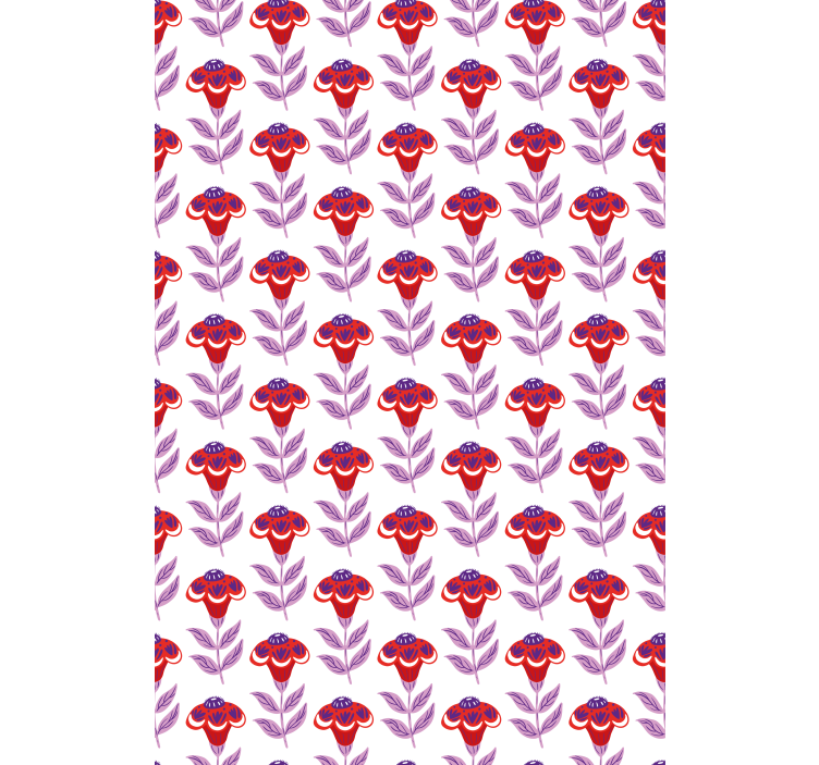 Rollo Fenster Blumen und Pflanzen lebendiges blumenthema - TenStickers