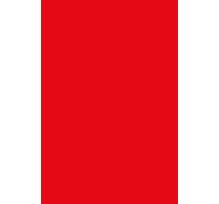 Rollo Fenster Blickdicht leuchtend roter block - TenStickers