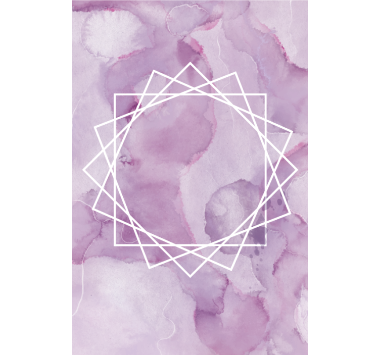 Rollo Fenster mit Muster aquarella eleganter stern - TenStickers