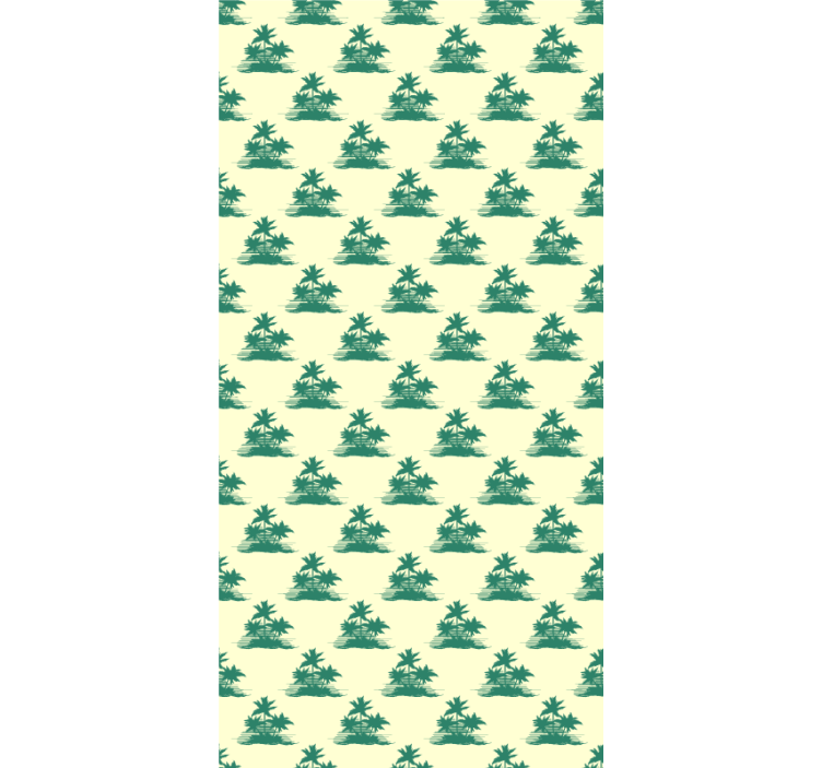 Rollo Fenster Baum tropische palmensilhouetten - TenStickers