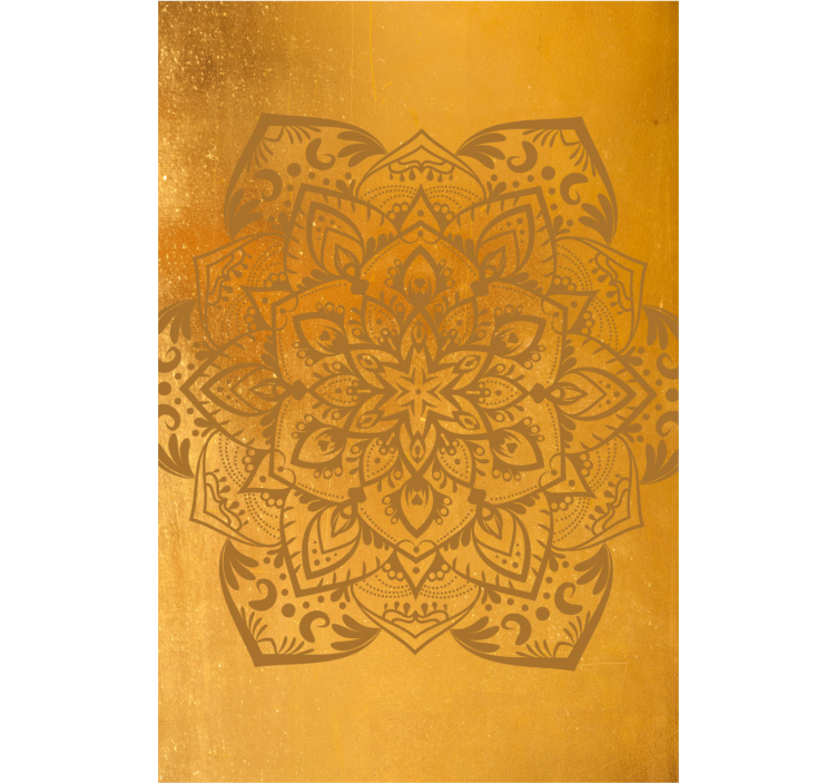 Rollo Fenster Zen spirituelles goldenes mandala - TenStickers