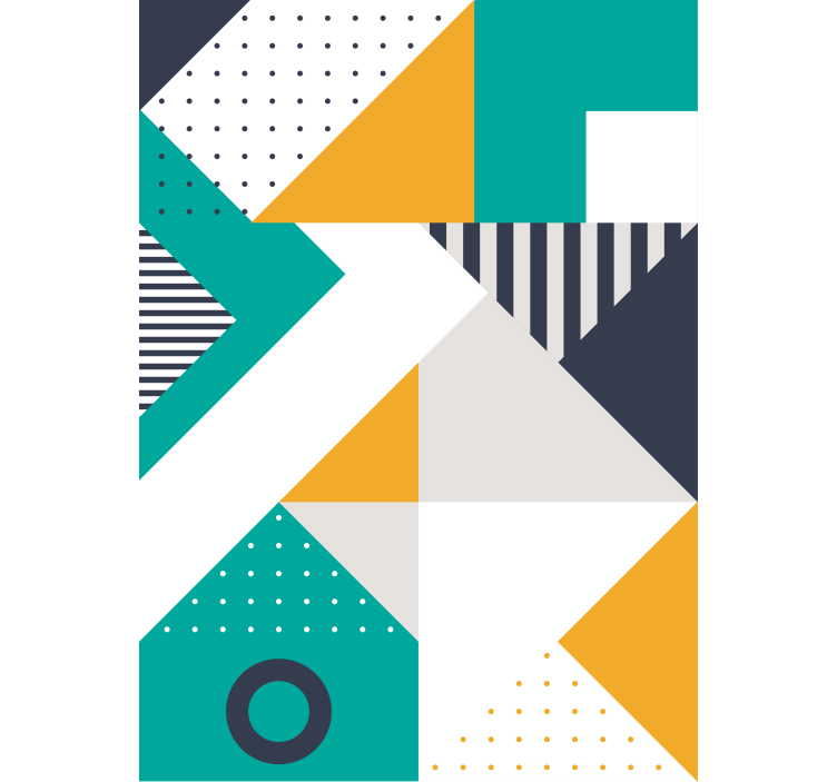 Fenster Rollo Modern geometrischer mustermix - TenStickers