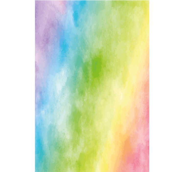 Rollo Fenster mit Muster sanfter farbverlauf-regenbogen - TenStickers