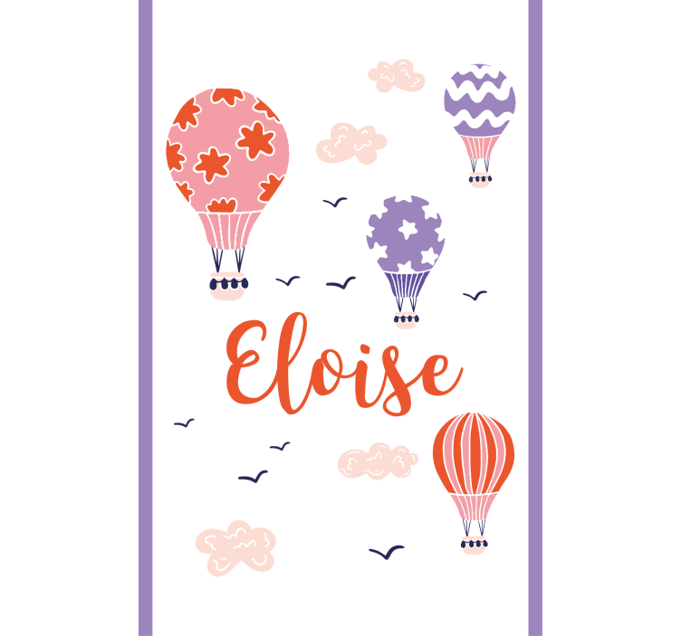 Rollo fenster kinderzimmer mit individuellen luftballons - TenStickers