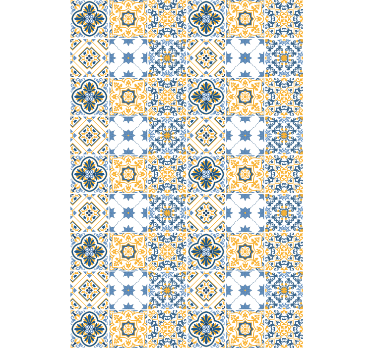 Rollo Fenster mit Muster komplizierte fliesenmuster - TenStickers