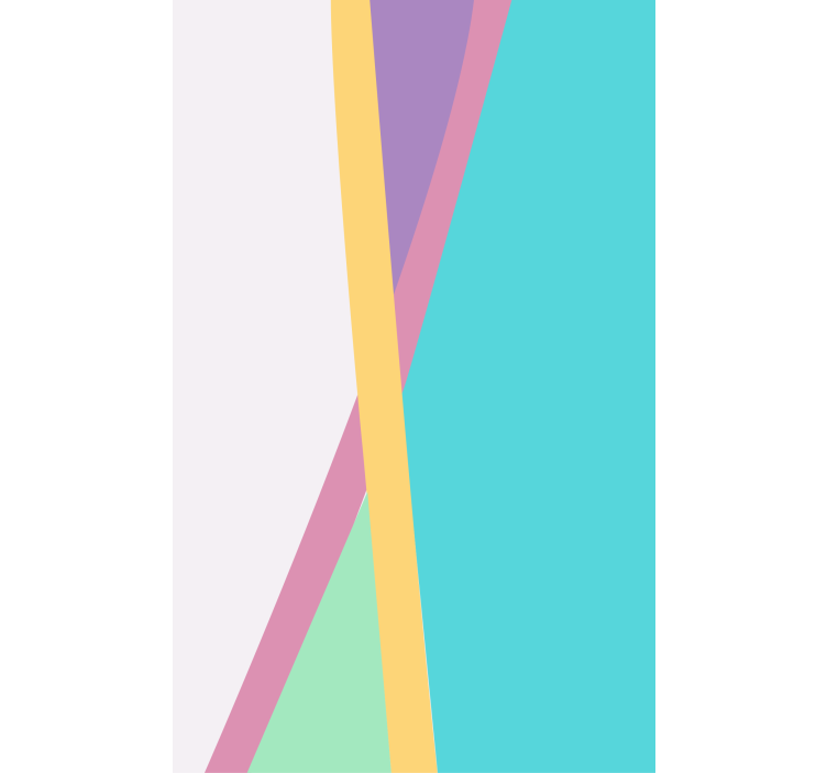 Fenster Rollo Modern geometrische bunte muster - TenStickers