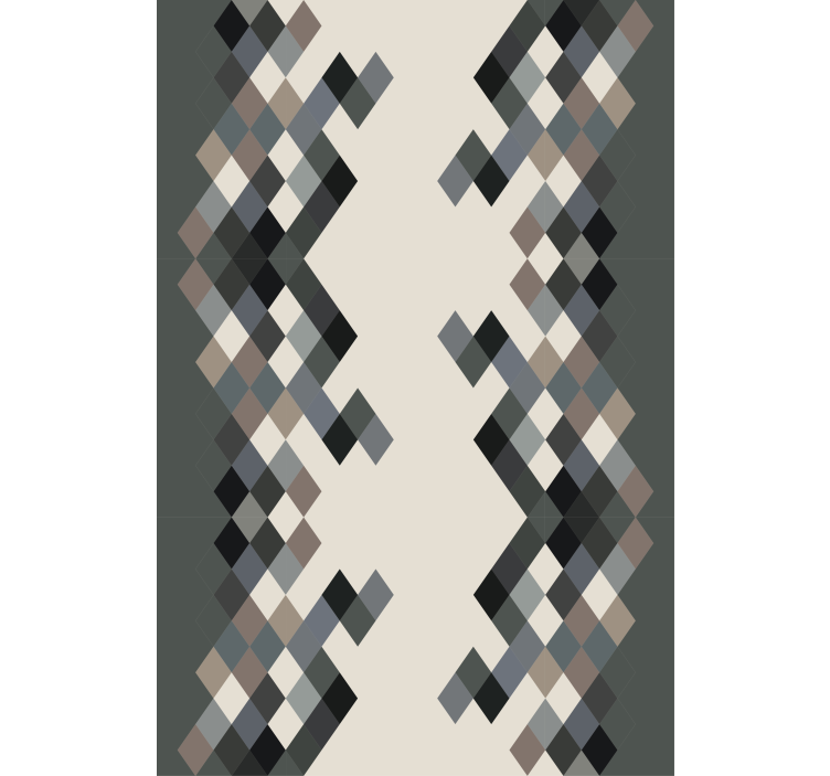 Rollo für Küche modern Farbblöcke in Grautönen - TenStickers