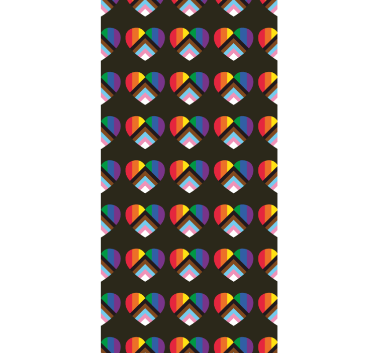 Rollo Fenster Spaß lebendiges herzmuster - TenStickers