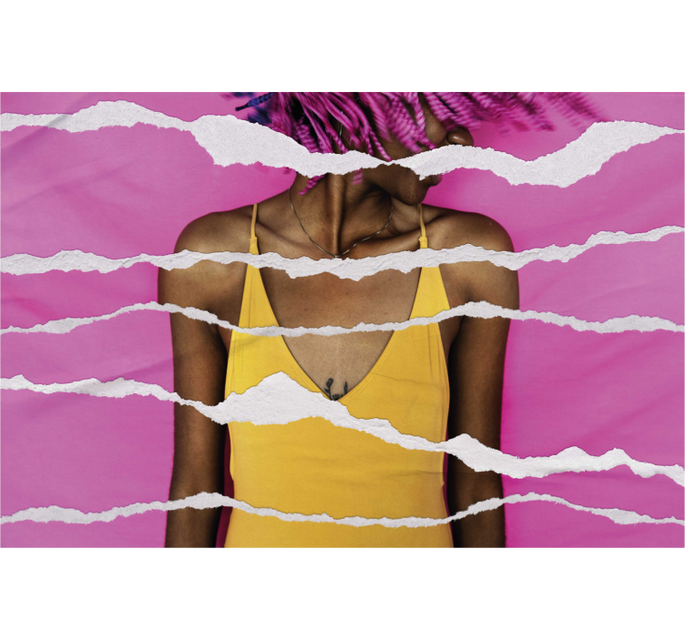 Rollo Fenster Zeichnung zerrissener papiereffekt - TenStickers