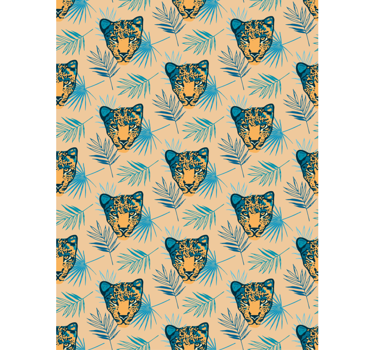 Rollo Fenster Tiere leopardenkopfmuster - TenStickers