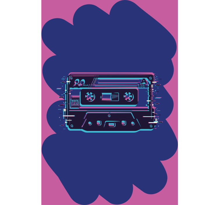 Gamer rollo retro-kassettenillustration - TenStickers