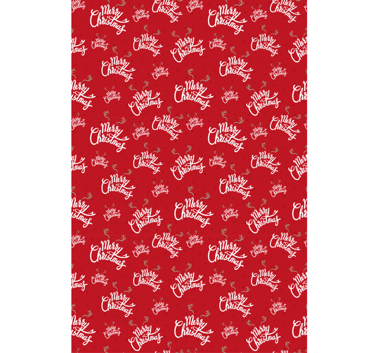 Rollo Fenster Spruch frohe weihnachten muster - TenStickers