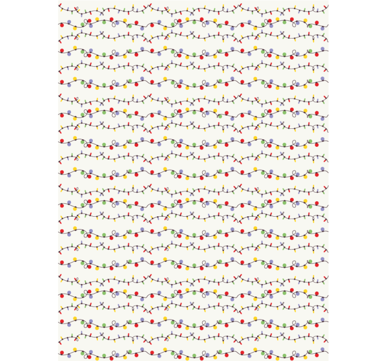 Rollo Fenster Kinderzimmer bunte lichterketten - TenStickers