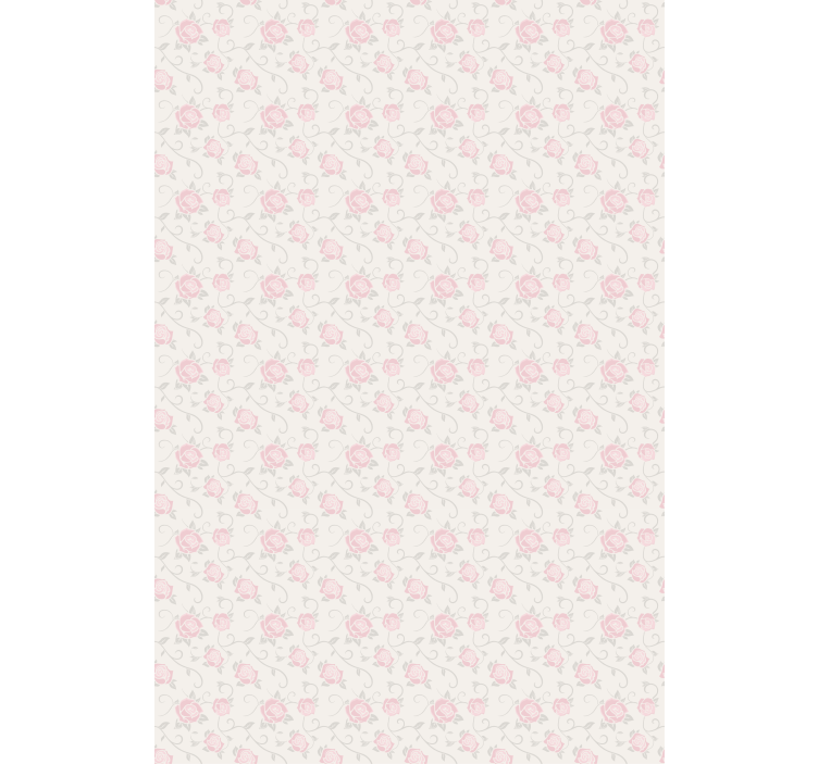 Rollo Fenster Blumen zarte rosa rosen - TenStickers