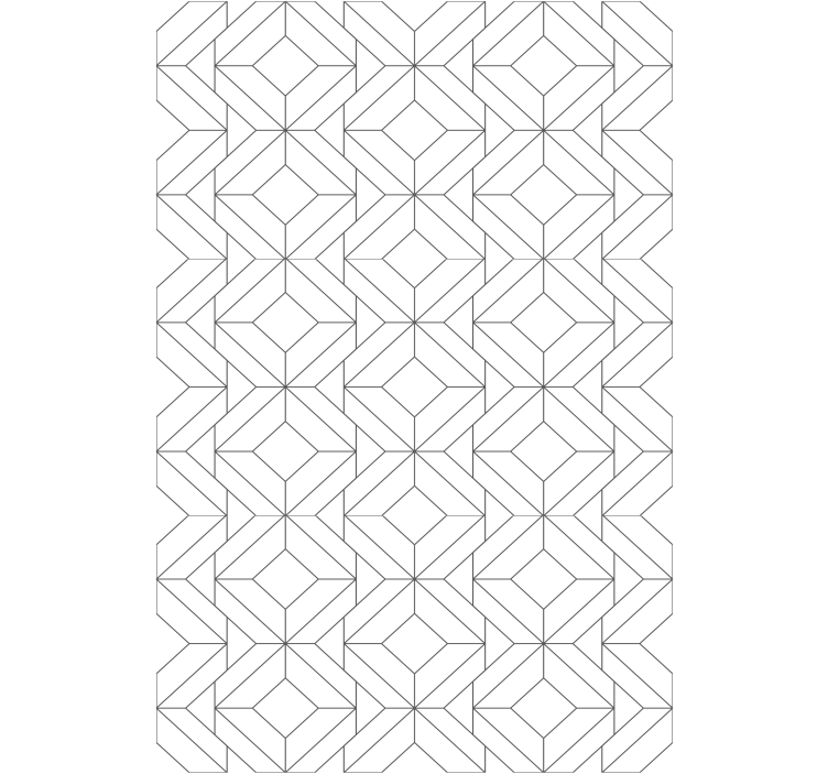 Fenster Rollo Modern geometrische figurenblöcke - TenStickers