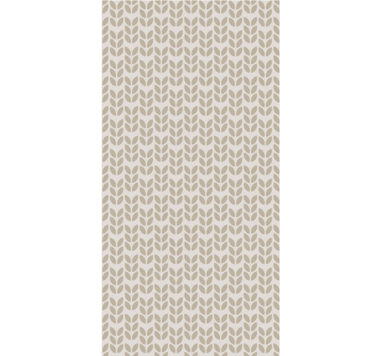 Rollo fenster blumen und pflanzen mit blattmuster - TenStickers