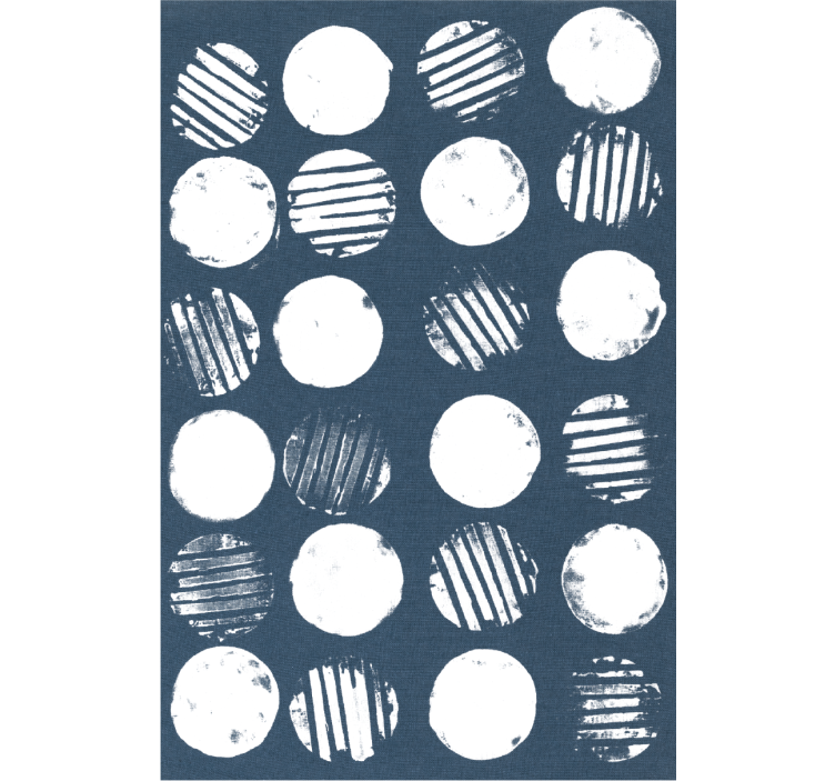 Rollo fenster mit muster in abstrakten kreisen - TenStickers