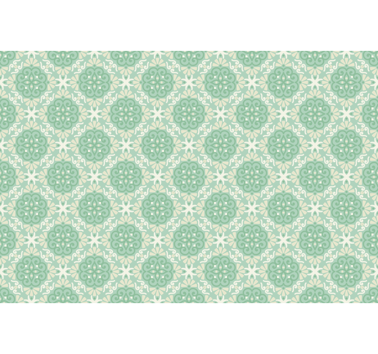 Rollo fenster blumenmuster mit aufwendigen pflanzenmotiven - TenStickers