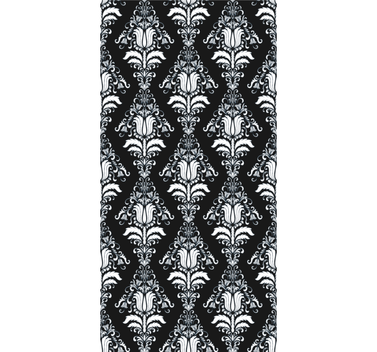 Rollo fenster elegant mit zeitlosem botanischen muster - TenStickers