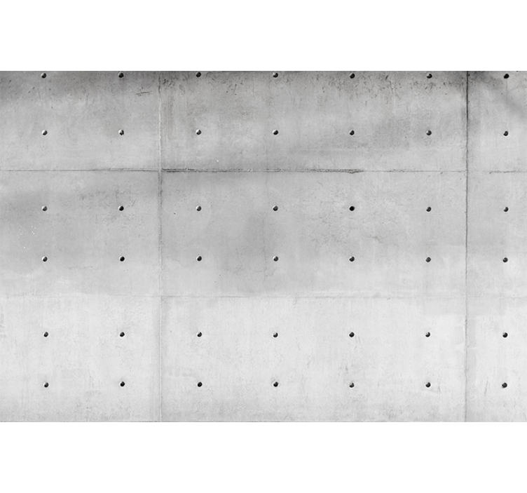 Rollo fenster mit muster im beton inspiriert - TenStickers