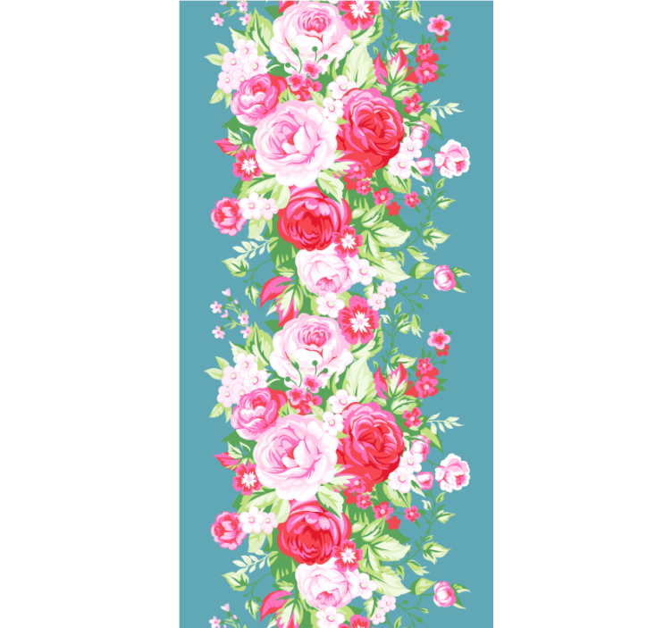 Rollo Fenster Blumen rosen und blüten - TenStickers