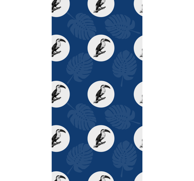 Rollo Fenster Tiere tropisches tukanmuster - TenStickers